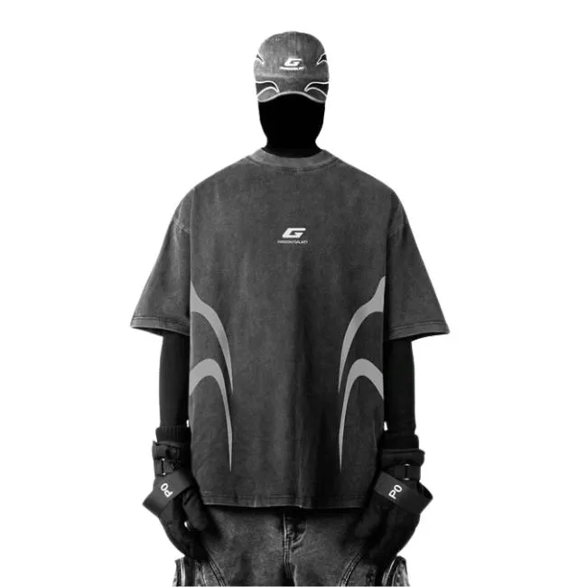 Streetwear T-shirt men and women -Bunnypops